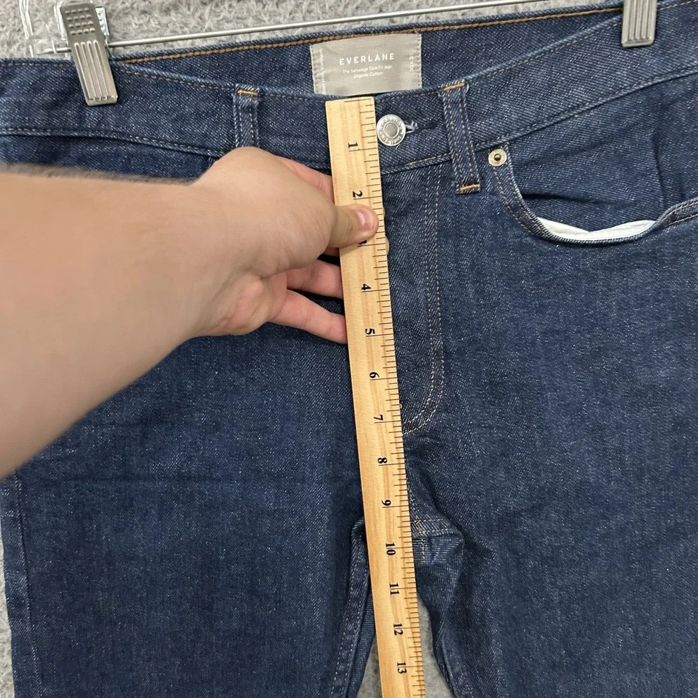 Everlane Jeans Mens 30x30‎ Blue Denim The Selvedge Slim Fit Organic Cotton Dark
